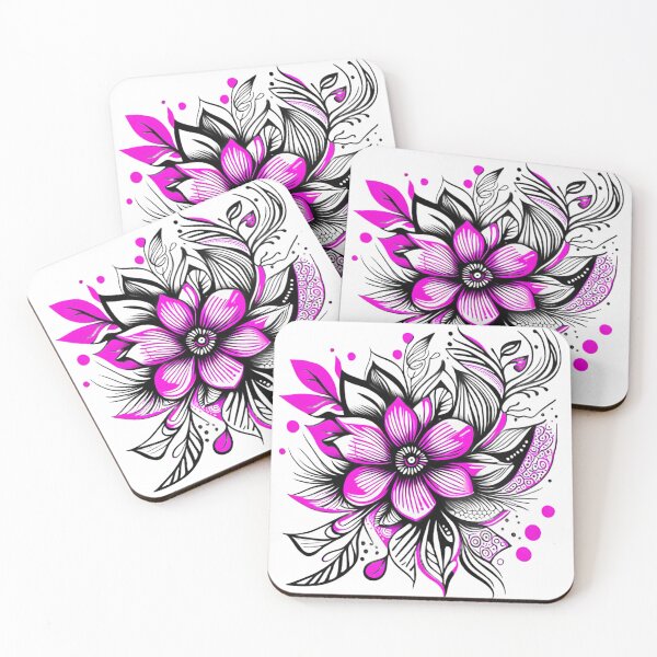 Item preview, Purple Flowers Leaves Abstract designed and sold by Oleg777999.