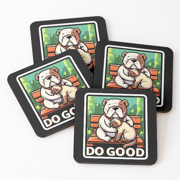 Item preview, Do Good Bulldog Siamese Cat designed and sold by plushism.