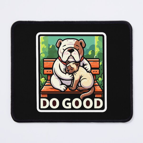 Item preview, Do Good Bulldog Siamese Cat designed and sold by plushism.