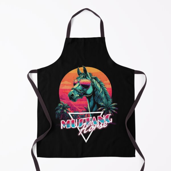 Item preview, Retro Wave Mustang Horse Miami designed and sold by RedDesignSyc.