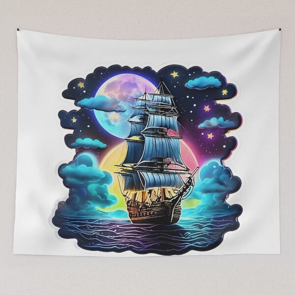Item preview, Moonlit Maritime Majesty designed and sold by RevGens.