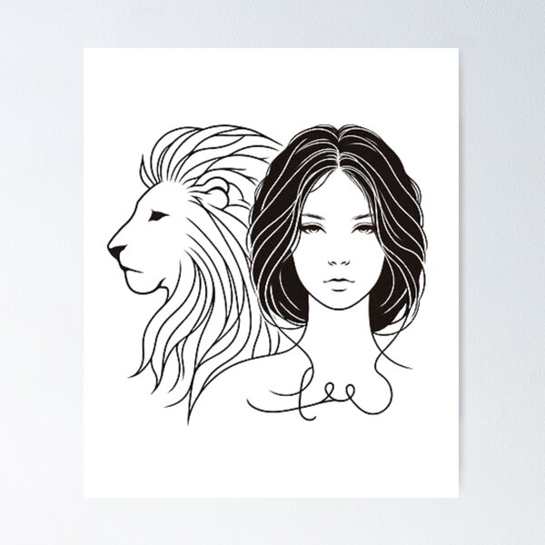 Item preview, Minimalist Leo Sign Horoscope designed and sold by Goondzik.