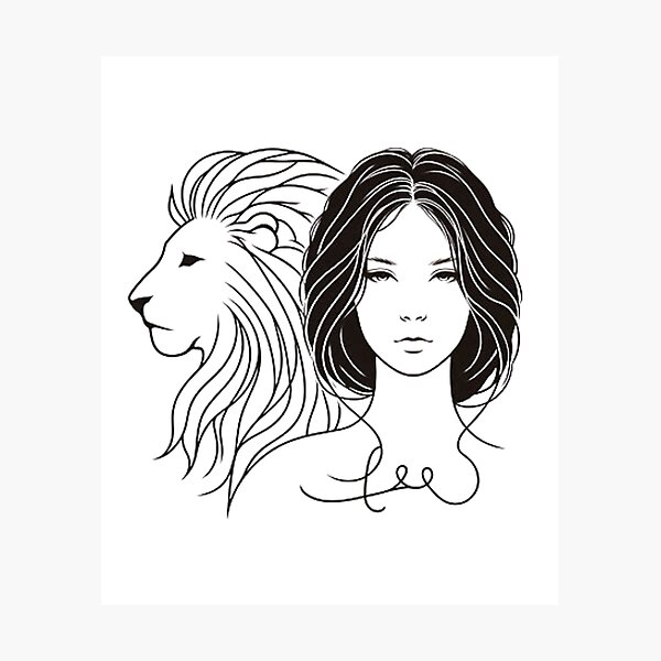 Item preview, Minimalist Leo Sign Horoscope designed and sold by Goondzik.