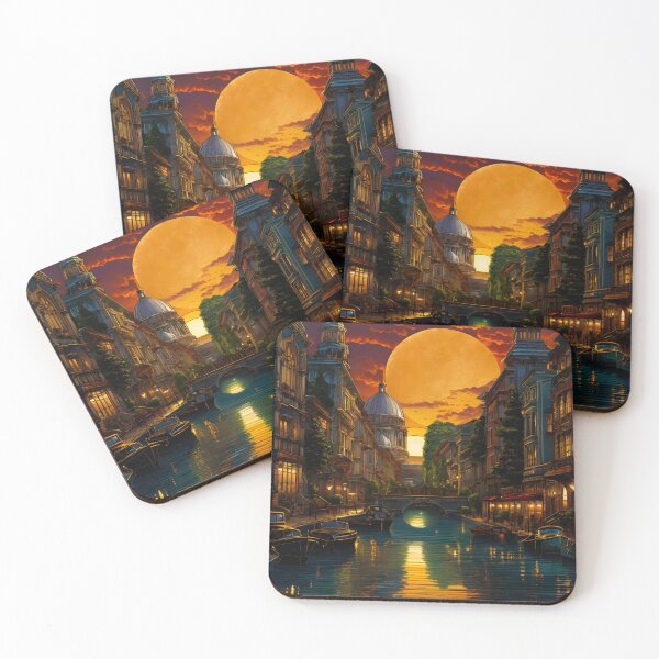 Item preview, Sunset Over Canal designed and sold by PaigeCompositor.