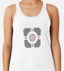 Portal Companion Würfel Racerback Tank Top