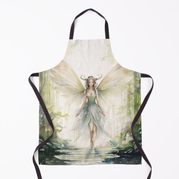 Item preview, Watercolor painting of surreal fairy designed and sold by dcrc.