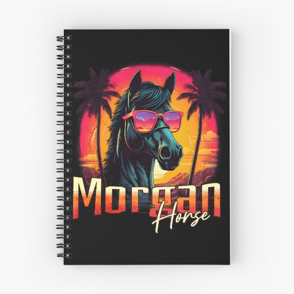 Item preview, Retro Wave Morgan Horse Miami Vibe designed and sold by RedDesignSyc.