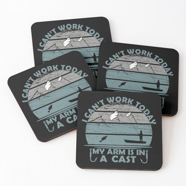 Item preview, I can't work today, my arm is in a cast funny fishing quotes fisherman sayings designed and sold by Alexaltay.
