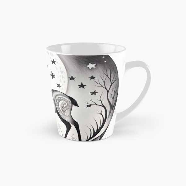 Item preview, Winter's Grace: Majestic Deer in Moonlit Frosty Landscape designed and sold by nikoskous.