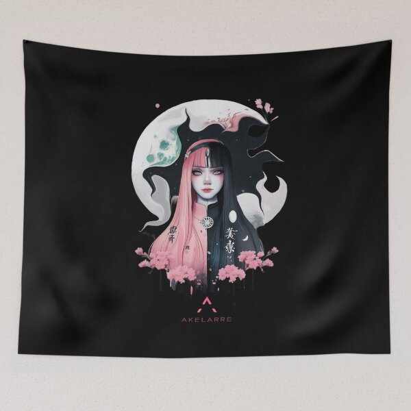 Item preview, Yin Yang Gothic Girl, Akelarre designed and sold by AkelarreDesigns.