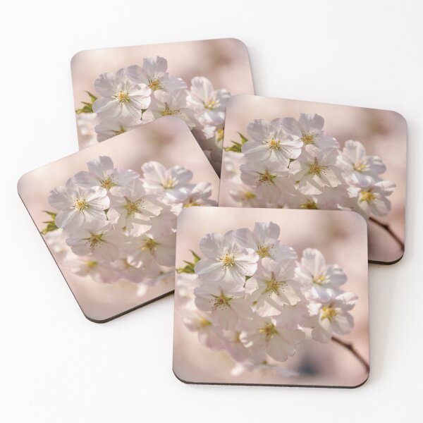 Item preview, Digital photograph of sunlit spring Cherry Blossom designed and sold by SimonJohnson1.
