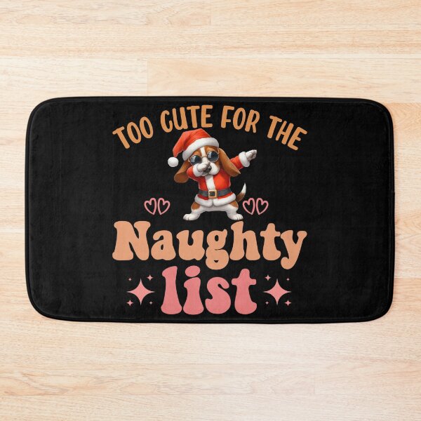 Item preview, "Too Cute for the Naughty List: Dabbing Basset Hound Christmas Delight" designed and sold by Xhevahir.