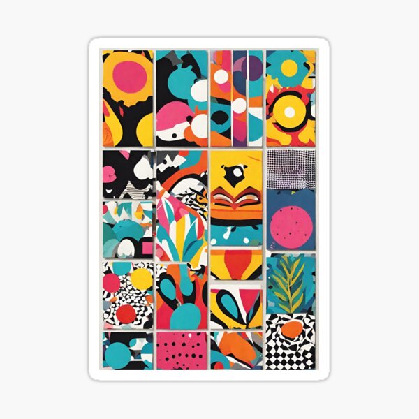 Item preview, Colorful Pop Art Patterns: A Vibrant Fusion of Art and Design designed and sold by Raffaellek.