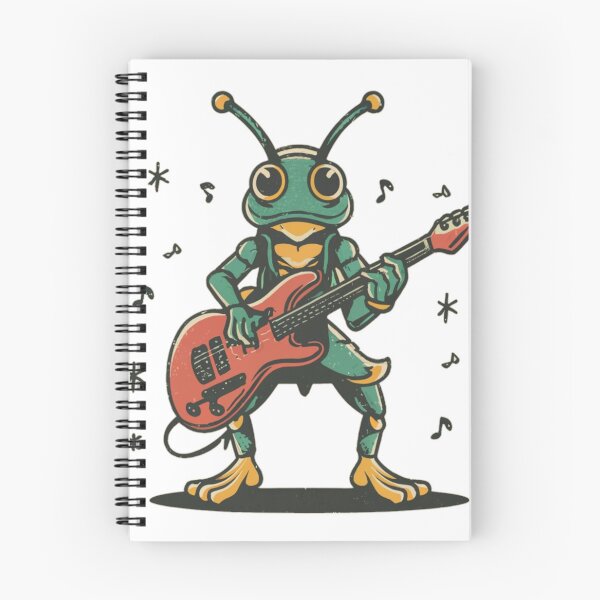 Item preview, A cool grasshopper playing guitar  designed and sold by Coollzone.