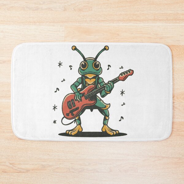 Item preview, A cool grasshopper playing guitar  designed and sold by Coollzone.
