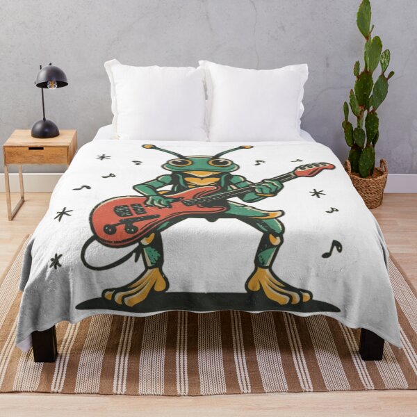 Item preview, A cool grasshopper playing guitar  designed and sold by Coollzone.