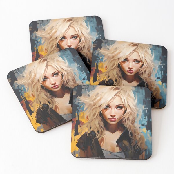 Item preview, Superbe street art graphic design pop culture woman portrait designed and sold by mliotard.