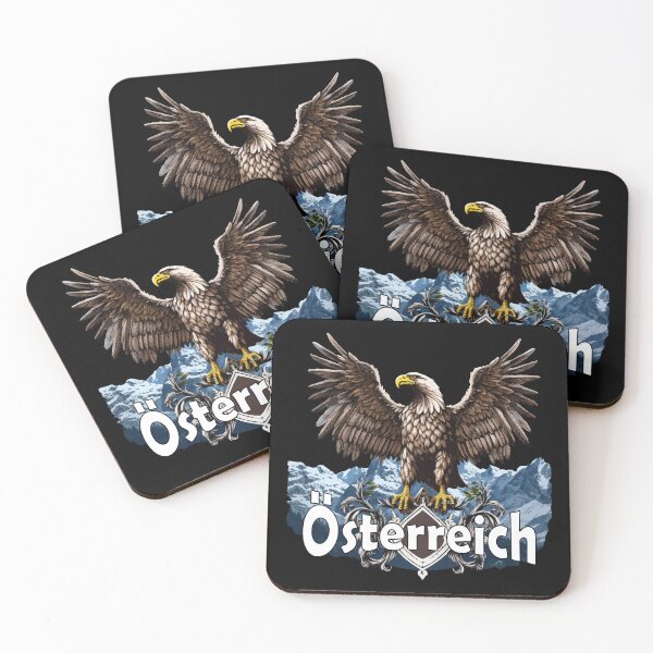 Item preview, Austria with golden eagle, gift Austria designed and sold by Andrea-Design.