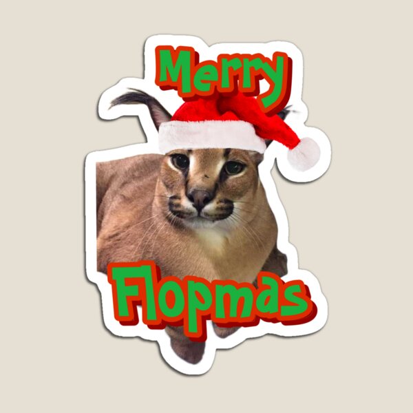 Hip Hop Tendência Grande Floppa Meme Caracal Gato Imprimir