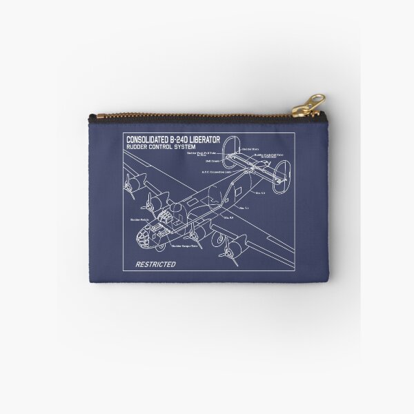Artikelvorschau, Konsolidiertes B-24 Liberator WW2-Flugzeugrudersteuerungs-Blaupausendiagramm entworfen und verkauft von MilitaryMart.