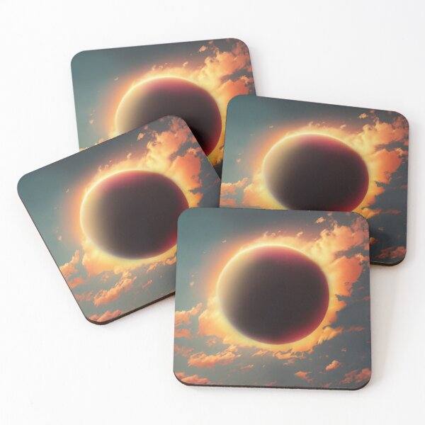 Item preview, Total Solar Eclipse Art designed and sold by EmeraldeaArt.