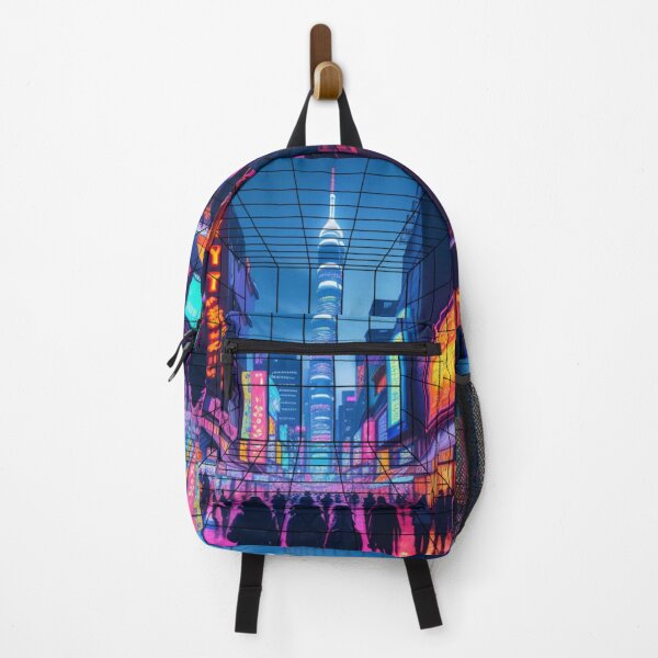 Item preview, Tokyo streets at night designed and sold by Lunarweave.