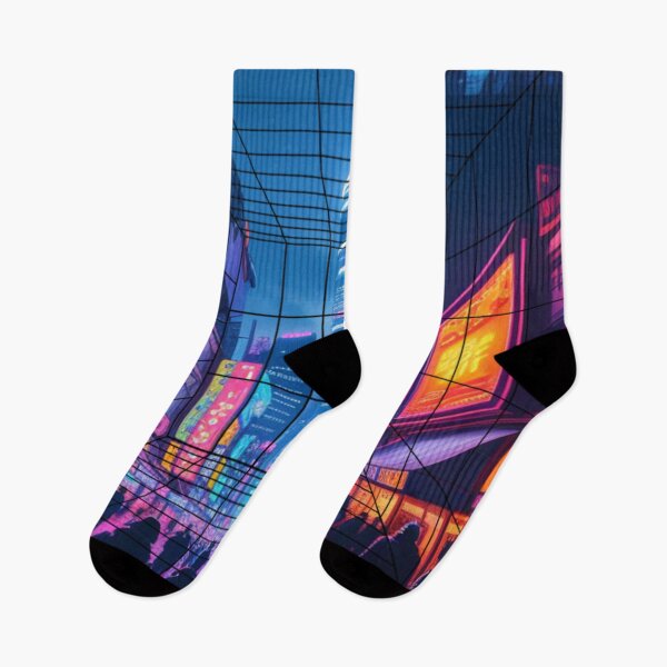 Item preview, Tokyo streets at night designed and sold by Lunarweave.