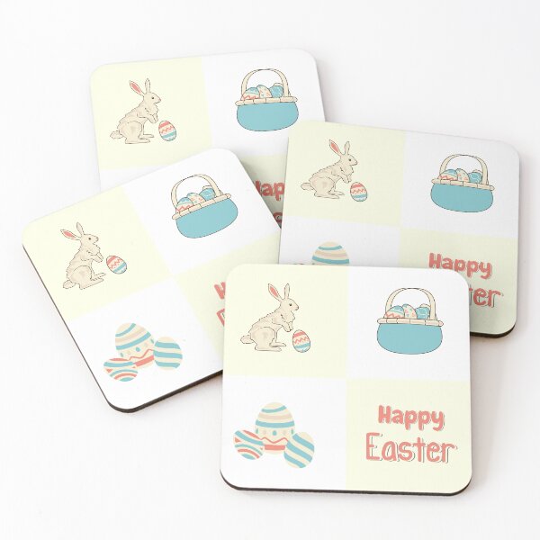 Item preview, Happy Easter Eggs Eastern Star Easter Bunny designed and sold by OliveAndSnow.