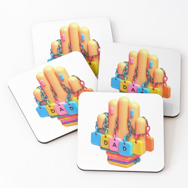 Item preview, Hand with DAD Plaques designed and sold by Glariix.