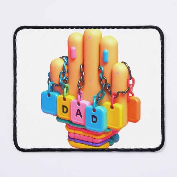 Item preview, Hand with DAD Plaques designed and sold by Glariix.