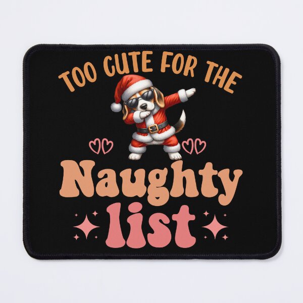 Item preview, "Too Cute for the Naughty List: Dabbing Beagle Christmas Delight" designed and sold by Xhevahir.