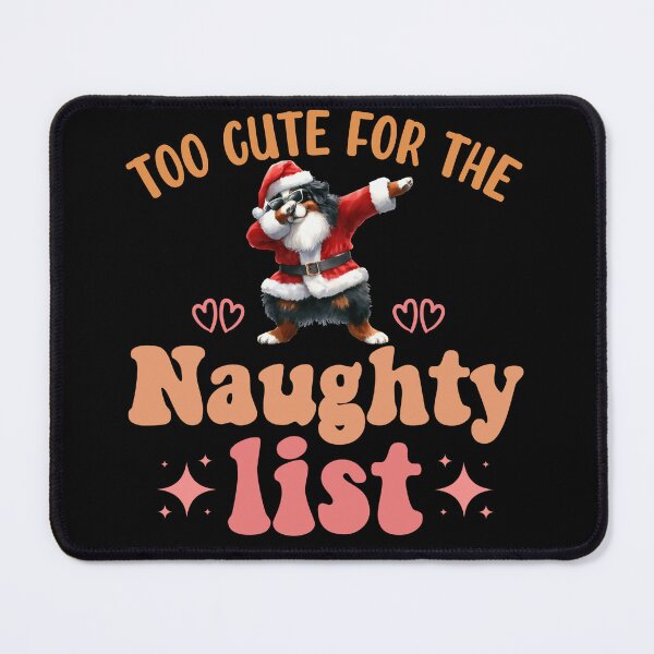 Item preview, "Too Cute for the Naughty List: Dabbing Bernese Christmas Delight" designed and sold by Xhevahir.
