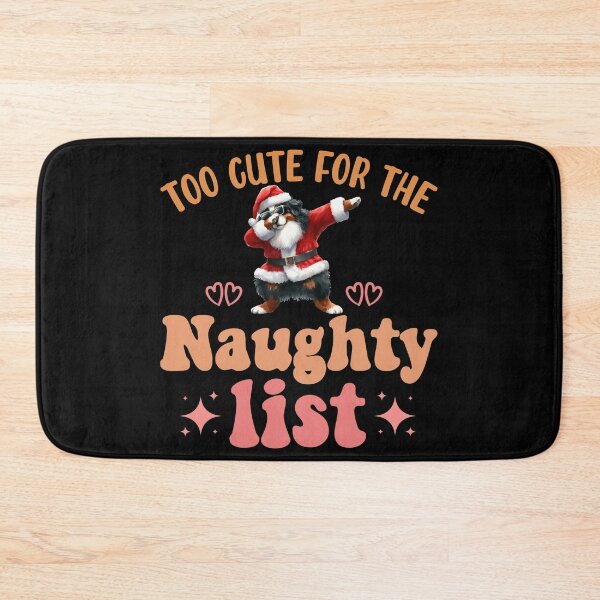 Item preview, "Too Cute for the Naughty List: Dabbing Bernese Christmas Delight" designed and sold by Xhevahir.