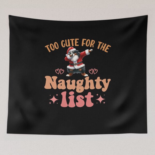 Item preview, "Too Cute for the Naughty List: Dabbing Bernese Christmas Delight" designed and sold by Xhevahir.