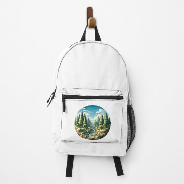 Item preview, Low Poly Forest with River designed and sold by SebastianArt75.