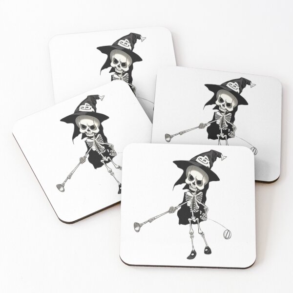 Item preview, golf funny golfing skeleton golfer halloween designed and sold by ZmtdrShop.