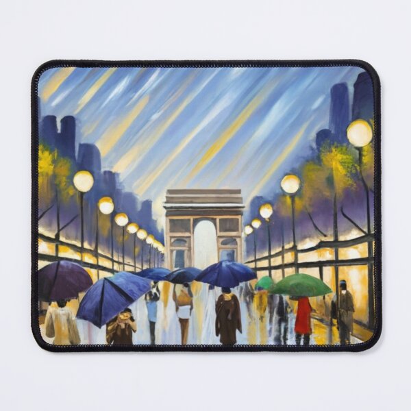 Item preview, Champs-Élysées in the Rain designed and sold by ArtsDestination.