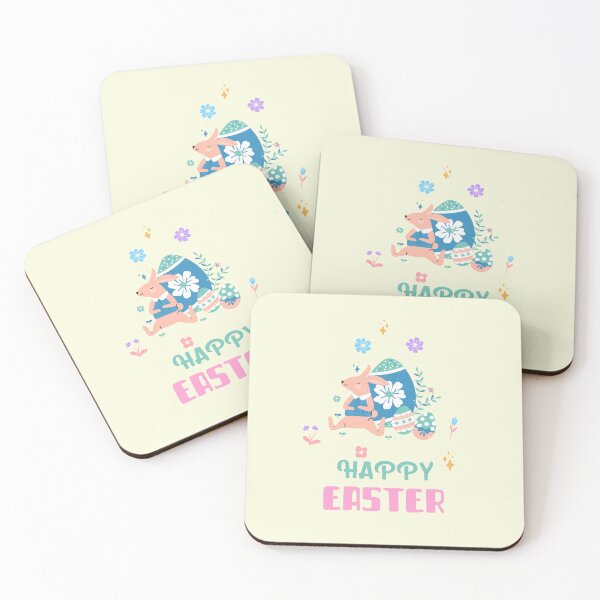 Item preview, Easter Wishes Happy Easter Eggs Eastern Star Easter Bunny designed and sold by OliveAndSnow.