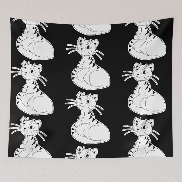 Item preview, Cute simple and funny cat ink designed and sold by AnetaArtist.