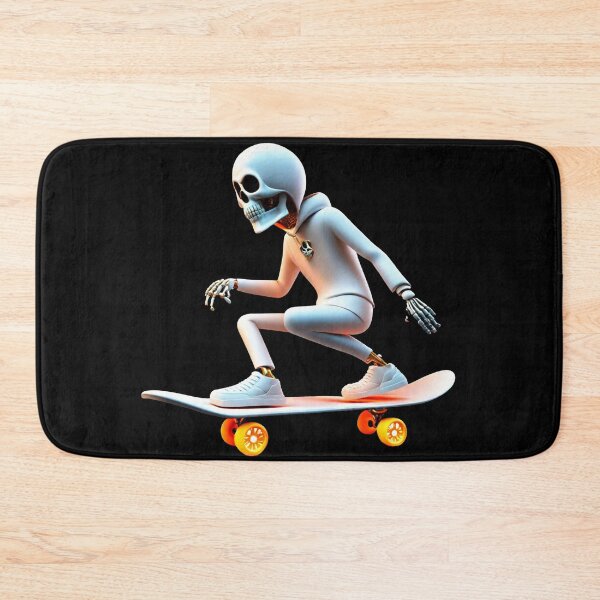 Item preview, Skeleton Man on a Skateboard Adventure designed and sold by GranitTR.