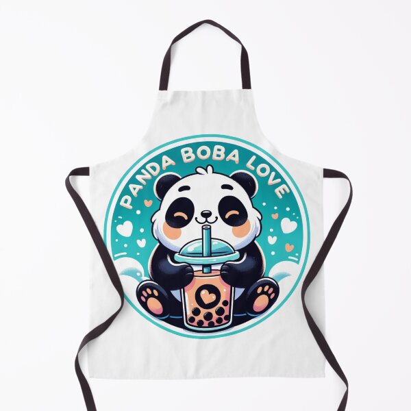 Item preview, Cute Panda Bear Bubble Tea Poster | Panda Boba Love Cartoon Wall Art designed and sold by epicevolution.