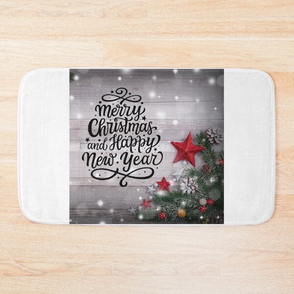 Item preview, Merry Christmas & Happy New Year Red Star designed and sold by TidyKitchenInc.