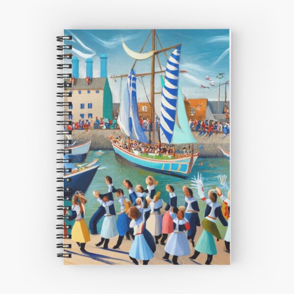 Aperçu de l'œuvre Fête des Filets Bleus créée et vendue par ArtsDestination.