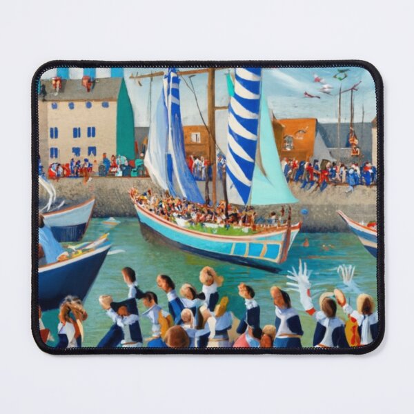 Aperçu de l'œuvre Fête des Filets Bleus créée et vendue par ArtsDestination.