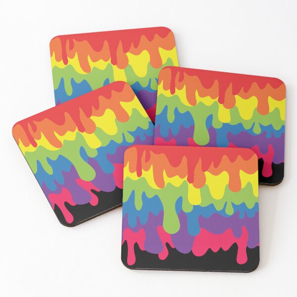 Item preview, Rainbow Paint Drips designed and sold by flightedbird.