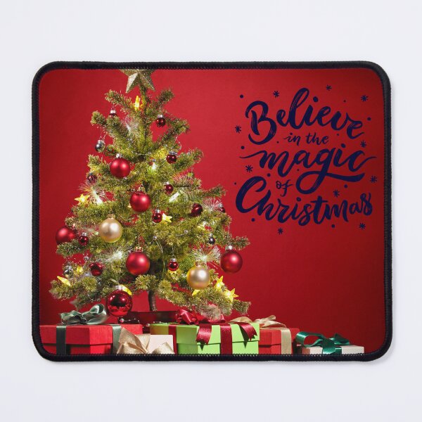 Item preview, Believe in the Magic of Christmas Tree with Presents designed and sold by TidyKitchenInc.