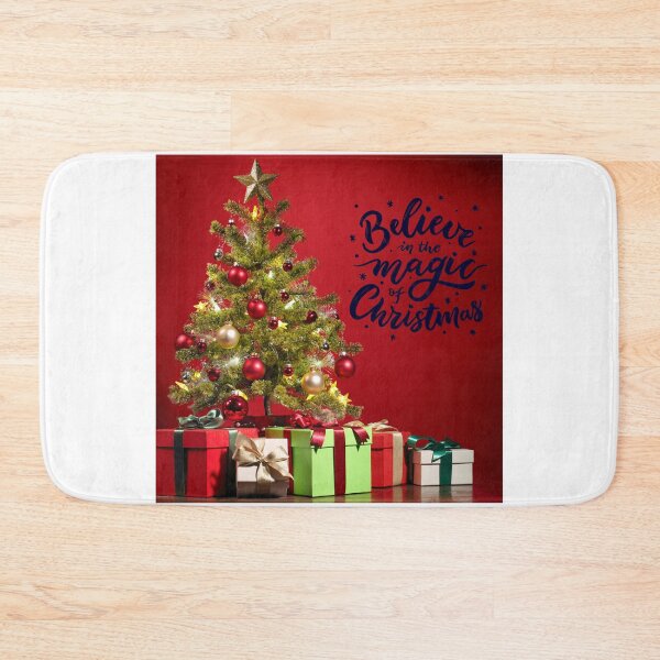Item preview, Believe in the Magic of Christmas Tree with Presents designed and sold by TidyKitchenInc.