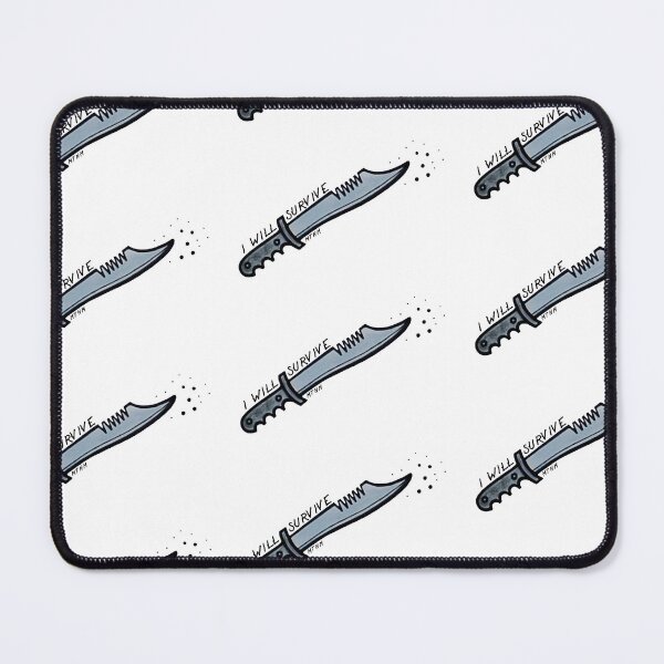Item preview, I will survive Knife trad tattoo style designed and sold by emeteneme.