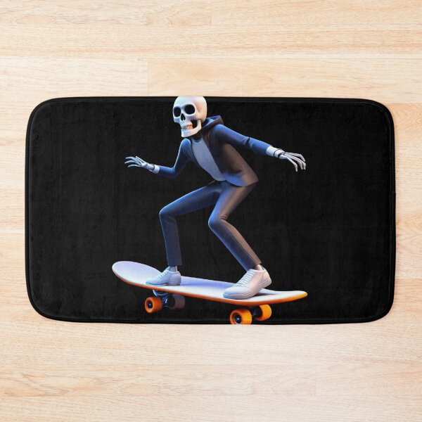 Item preview, Spectacular Skateboard Ride: Skeleton Man designed and sold by GranitTR.