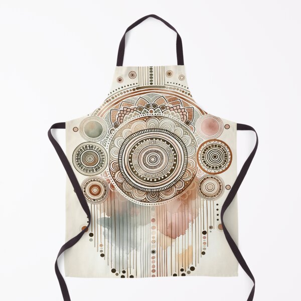Artikelvorschau, Pastellfarbene Boho-Chic-Kunst mit kreisförmigem Motiv entworfen und verkauft von glowarya.